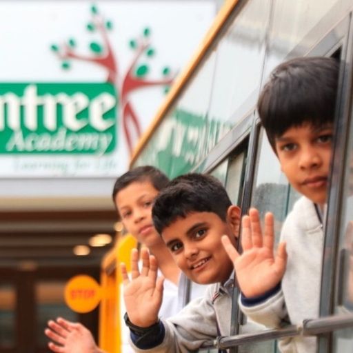 saying-hi-from-windows-of-glentree-academy-bus